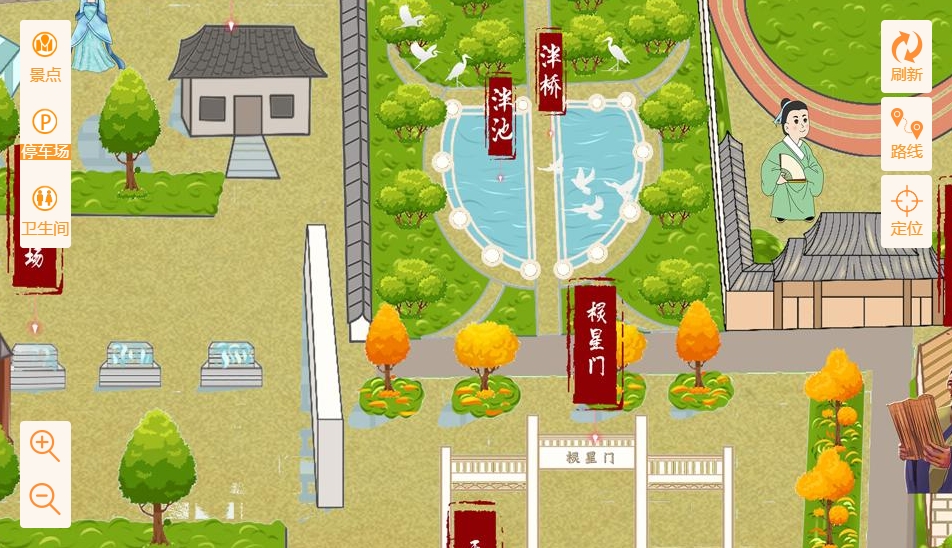 榆阳手绘地图景区语音讲解导览系统：智慧景区建设的基石