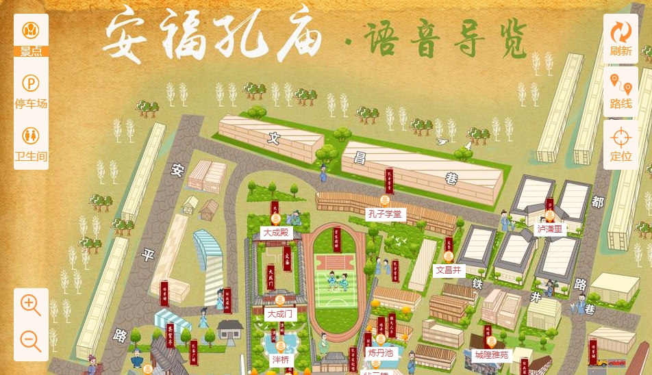 榆阳手绘地图：智慧景区智能化服务的延伸